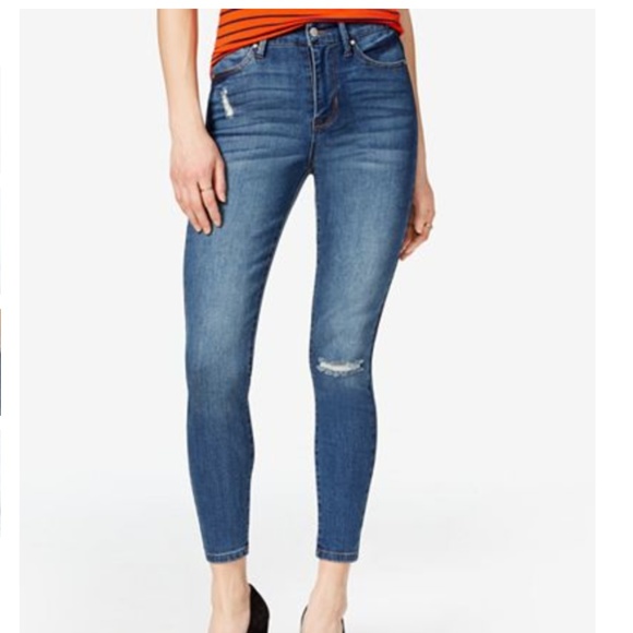 celebrity pink high rise skinny jeans